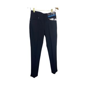 PGA TOUR Women's Stretch Golf Pants – Tummy Control – Black – Size M (NWT)